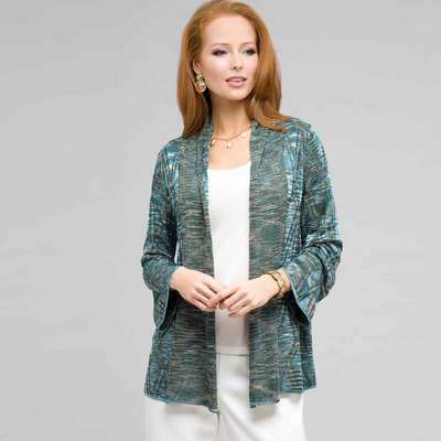 オープンフロントカーディガン